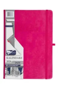 Kalendarz 2026 B5 tygodniowy Jazz różowy