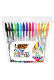 Długopis Cristal Multi Colour mix 15 szt