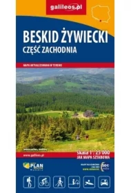 Beskid Żywiecki, cz. zach. Mapa turyst. 1:25 000