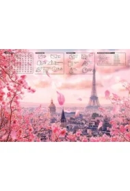 Mata na biurko z nadrukiem paris