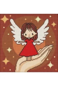 Diamentowa mozaika Kids - Dłoń Dziewicy 30x30cm