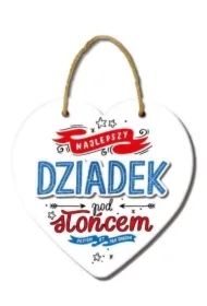 Zawieszka Serce 39-La Viva!-Dziadek