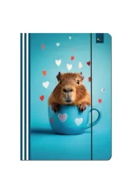 Paczka Teczka A4 z gumką Kapibara morska 5 sztuk