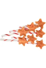 Lizak świąteczny - gwizdka, kurczak, przysmak dla psa, 12 cm