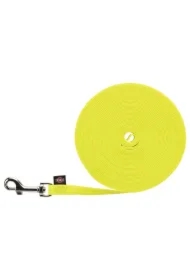 Smycz treningowa odblaskowa Easy Life, 10 m/13 mm, neonowy żółty