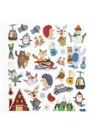 Naklejki sporty zimowe