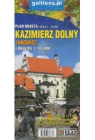 Mapa - Kazimierz Dolny i okolice 1:45 000