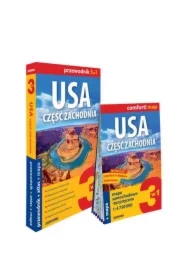 USA. Część zachodnia 3w1 przewodnik + atlas + mapa