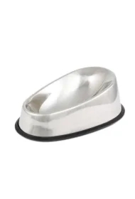 Miska, Miska, dla psa, pochylona, stal nierdzewna, antypoślizgowa