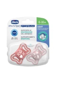 Smoczek uspokajający PhysioForma Light róż 6-16m