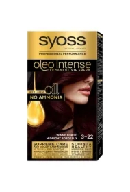 Farba do włosów trwale koloryzująca z olejkami 3-22 Winne Bordo