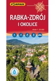 Rabka-Zdrój i okolice mapa laminowana skala 1 : 35 000