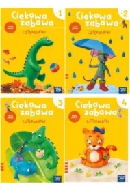 Ciekawa zabawa. 4-latki. Karty pracy. Część 1-4