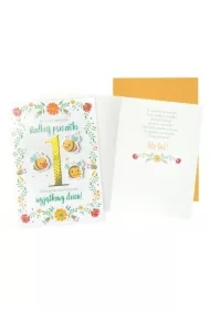 Karnet B6 Urodziny Roczek (pszczółki)