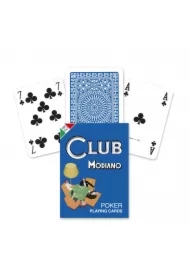 Poker Club, karty do gry, niebieskie