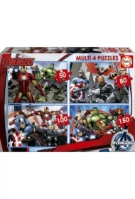 Puzzle 4w1 - Avengers (50+80+100+150 el.)