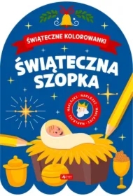 Świąteczne kolorowanki. Szopka