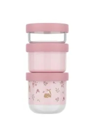 Pojemnik na przekąski piętrowalny Mio 3-częściowy Fairy & Garden 108034065406