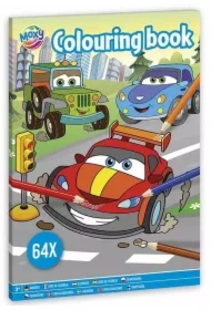 Kolorowanka samochody A4 64 strony