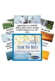 Inspirational Thank You Notes, karty do wróżenia