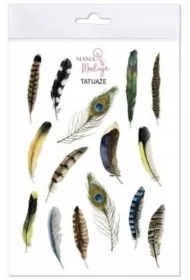 Tatuaże zmywalne Pióra