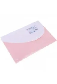 Teczka kopertowa na zatrzask PP Macaron róż
