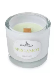 Świeczka sojowa Bergamot biała 170g