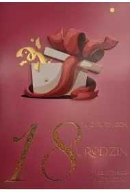 Karnet Urodziny 18 damskie