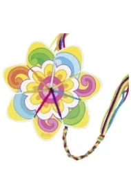 Kwiatek do plecenia robótek ręcznych