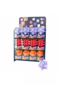 Puzzle drewniane kolorowe IQ łamigłówki 3w1