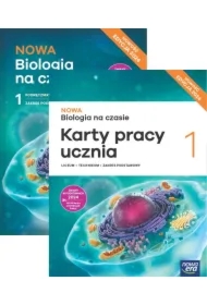 Pakiet NOWA Biologia na czasie 1. Podręcznik i karty pracy ucznia dla liceum ogólnokształcącego i technikum. Zakres podstawowy. Edycja 2024