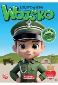 Wojsko Kolorowanka z naklejkami