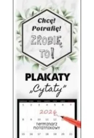 Kalendarz 2026 notatnikowy Plakaty - cytat
