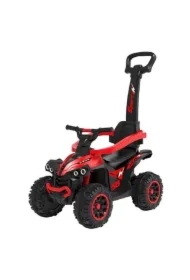 Jeździk Mega dziecięcy z rączką czerwony