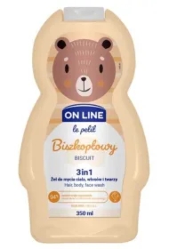 Żel do mycia ciała, włosów i twarzy 3w1 dla dzieci Biszkoptowy Le Petit