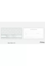 Zaproszenie Style nr 15