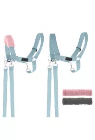 Kantar dla Hobby Horse wodze + futerka błękitny