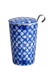 Kubek z zaparzaczem TeaEve Indigo Diamonds 80038
