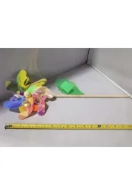 Wiatrak kwiatek 32cm MIX