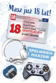 Karnet urodziny 18