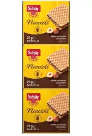Wafelki orzechowe bezglutenowe