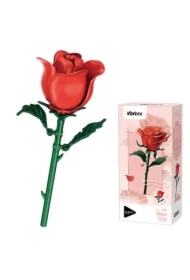  Klocki kwiatki Róża 30el