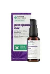 Przespana noc Ekstrakty w oleju konopnym Suplement diety