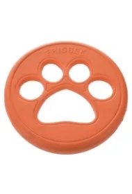 Zabawka dla psa, dysk z łapką, pływający, EVA, pomarańczowy, 23, 5 x 2, 6cm