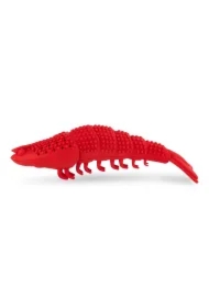 Zabawka, dla kota, krewetka, gumowa, 16 cm, do czyszczenia zębów, z kocimiętką