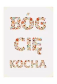 A Kartka składana - Bóg Cię Kocha