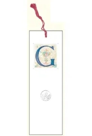 Zakładka do książki z anagramem Litera G