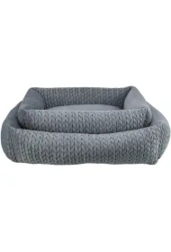 Livia, legowisko, dla psa/kota, szare, 65 x 50 cm