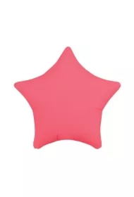 Balon foliowy Gwiazda fluor czerwony 46cm