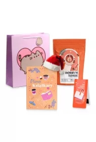 Pakiet Planer Książkary 2, Kawa, Zakładka magnetyczna Do zobaczenia. Widzimy się w tym miejscu, Torebka z sercem duża